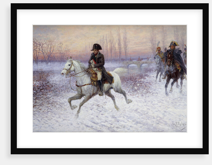 Napoleon at the Head of a Troop of Cavalry by Jan Chelminski