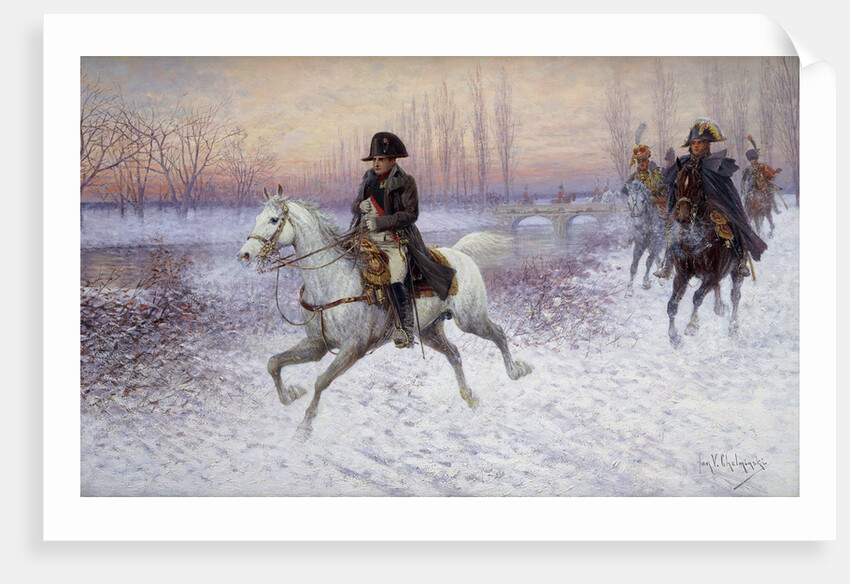 Napoleon at the Head of a Troop of Cavalry by Jan Chelminski