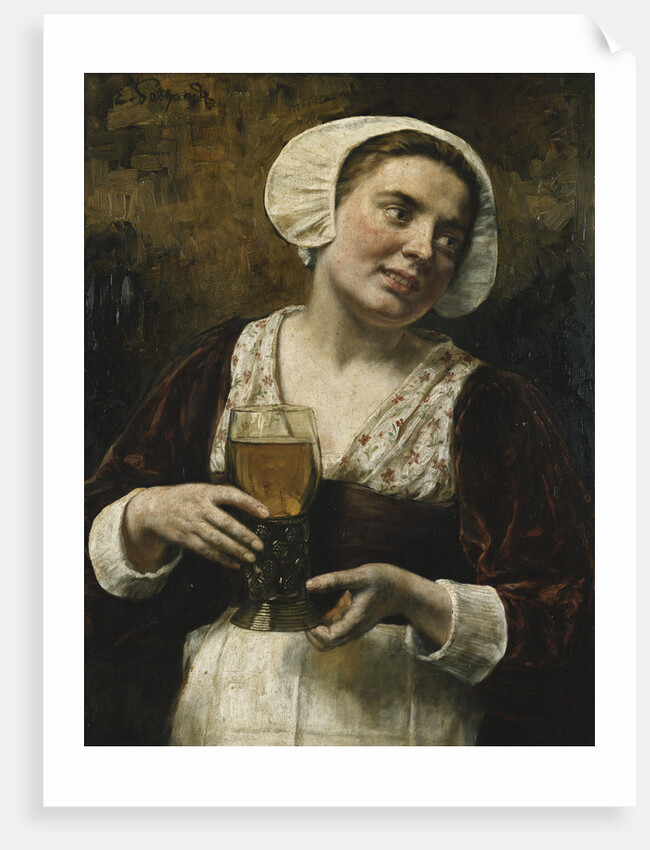 The Serving Maid by Eduard Karl Franz von Gebhardt