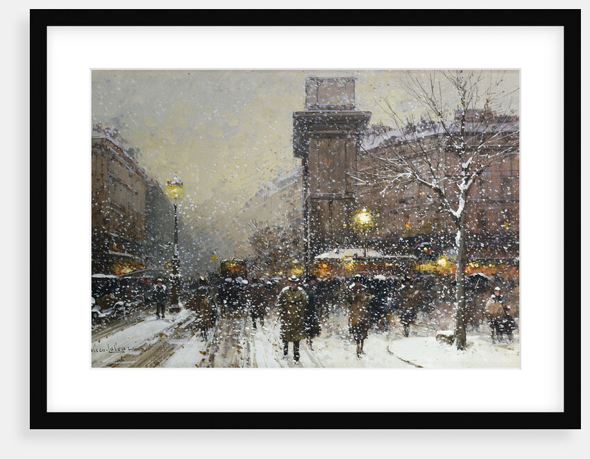 La Porte St. Martin, Paris by Eugene Galien-Laloue