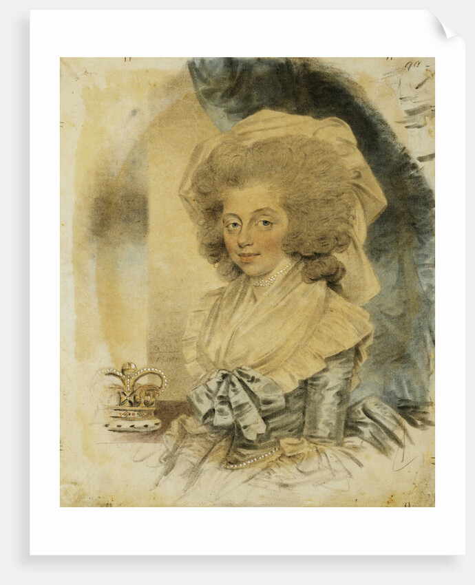 Portrait of Queen Charlotte by John Downman