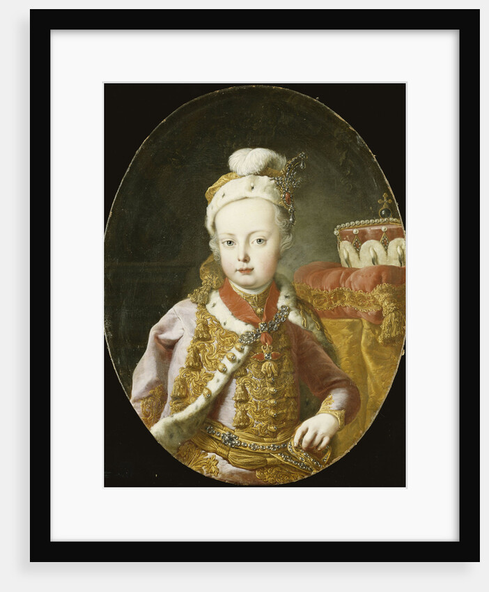 Portrait of the Archduke Joseph, Later Emperor Joseph II of Austria by Martin van Meytens the Younger