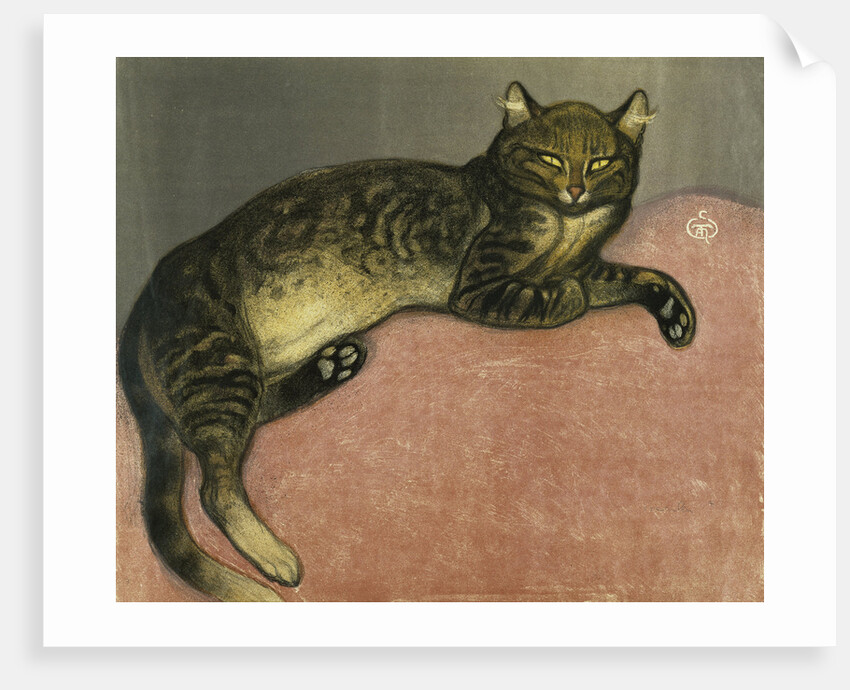 Summer, Cat on a Railing by Theophile Alexandre Steinlen