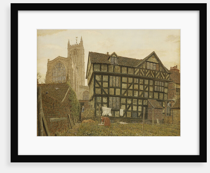 Church and Ancient Uninhabited House at Ludlow by George Price Boyce