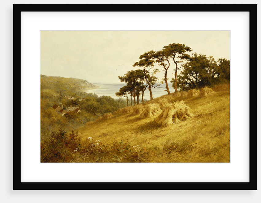 Harvest Time, Fairlight, Sussex by Henry H Parker