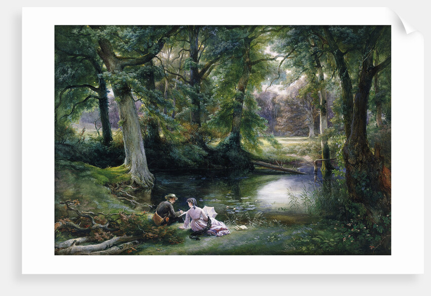 The Art Lesson by Wilhelm Trautschold