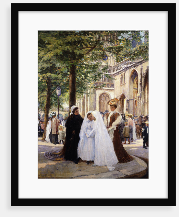 The First Communion by Ernest Desurmont