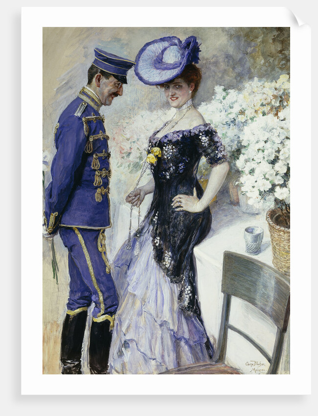 Flirtation by Oscar Bluhm