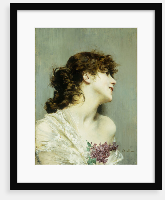 Profile of a Young Woman by Giovanni Boldini