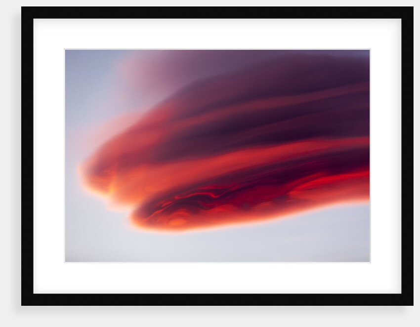 Lenticular Cloud at Sunset, Katmai National Park, Alaska by Anonymous