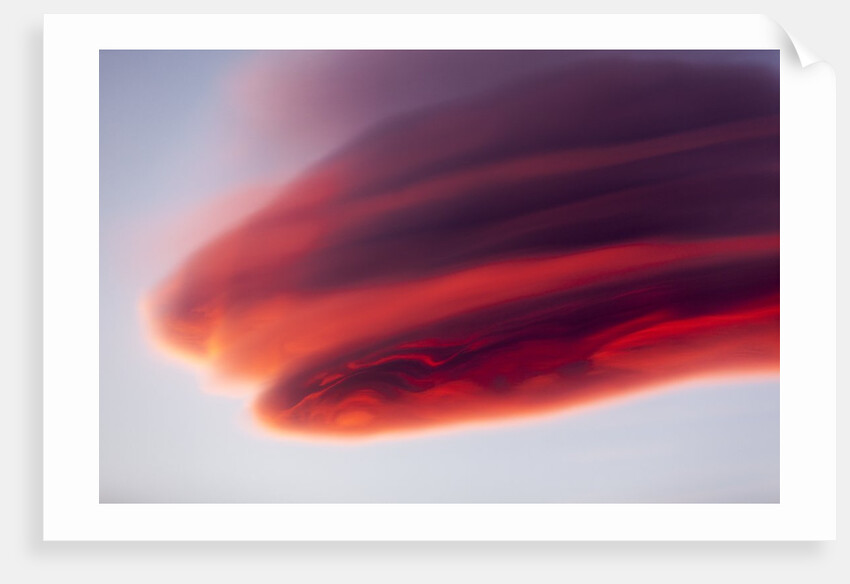 Lenticular Cloud at Sunset, Katmai National Park, Alaska by Anonymous