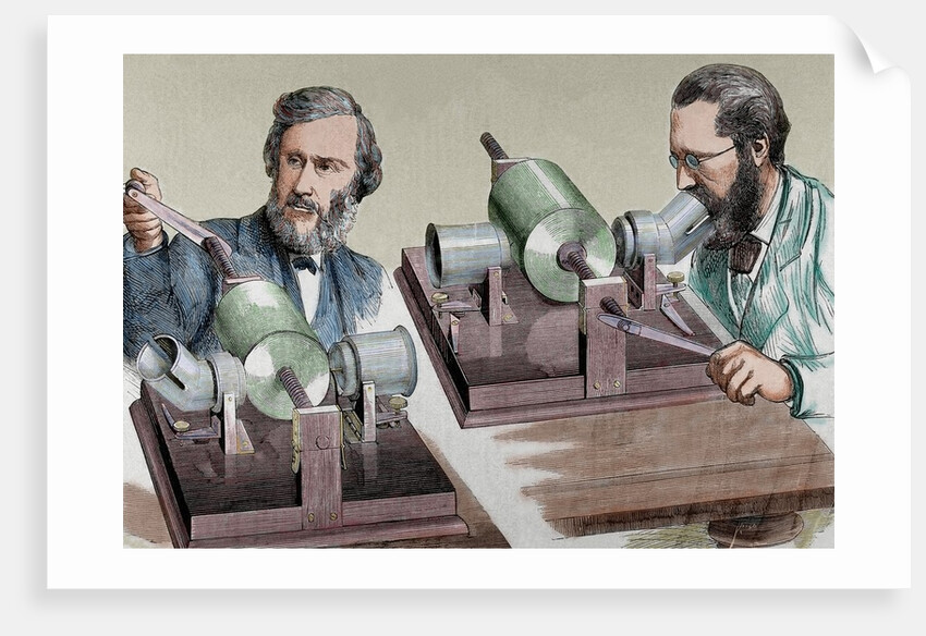 Phonograph by Thomas Alva Edison (1847-1931) by Anonymous