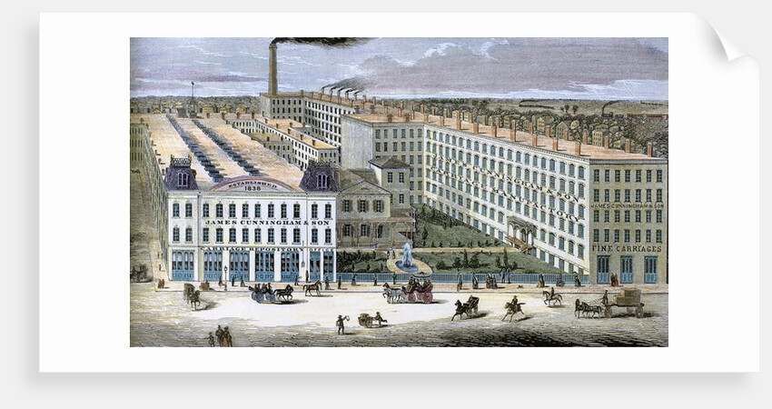 United States. Rochester. Carriage factory "James Cunningham & Son", 1884 by Anonymous