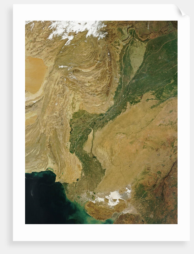 Indus River Valley in Pakistan by Anonymous