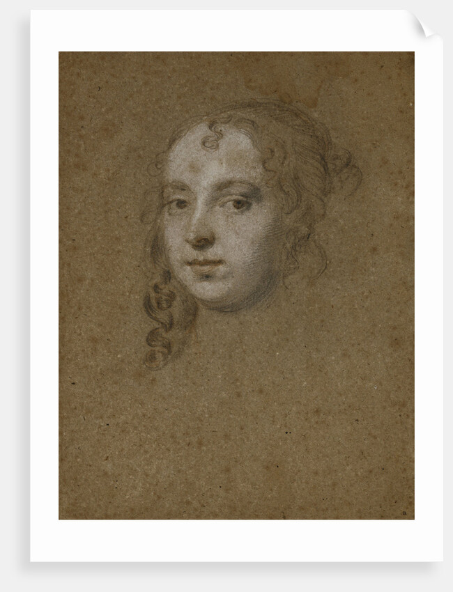 Portrait Head of a Lady by Peter Lely