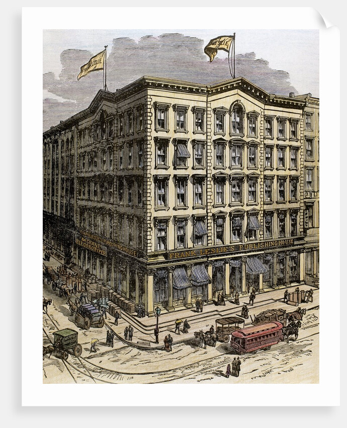 Frank Leslie's Publishing House in New York by Anonymous