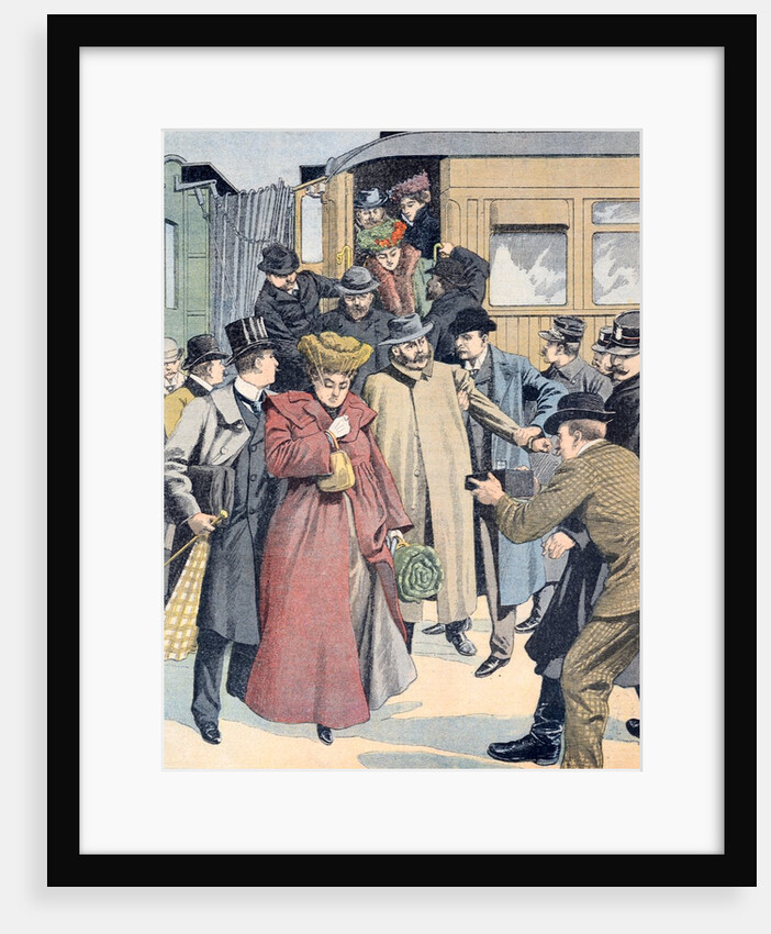 Therèse Humbert (1856-1918) Fraudster Arriving in Paris (Jan 19 by Anonymous