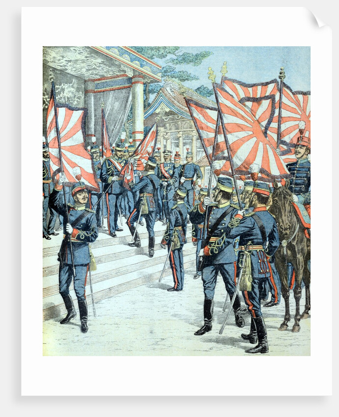 Japanese Emperor and Troops Russian-Japanese War (March 1904) by Anonymous