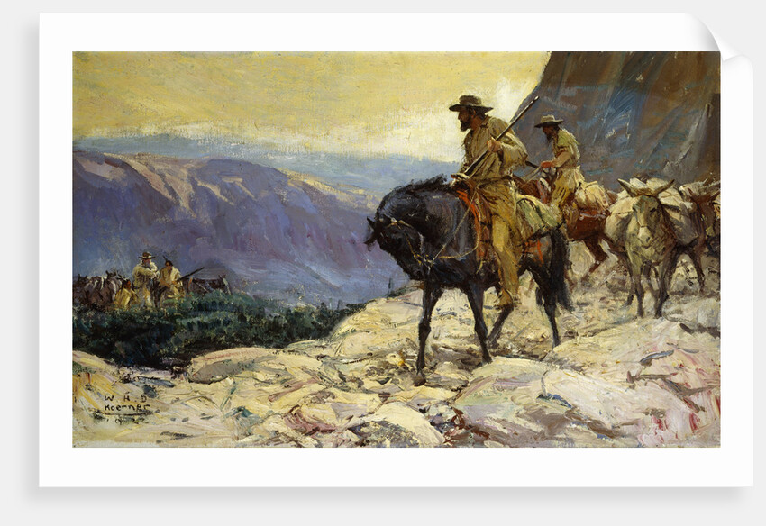 Hunters and Packmules by William Henry Dethlef Koerner