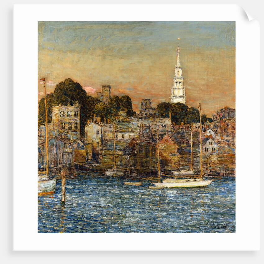 October Sundown, Newport by Frederick Childe Hassam