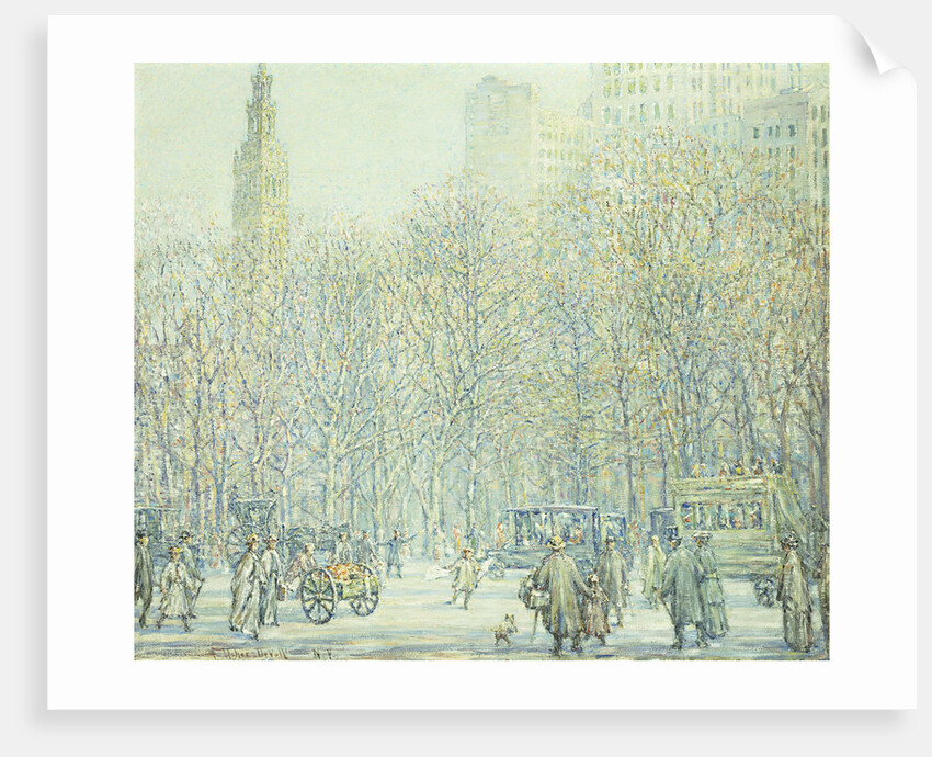 Winter in New York by Frederick Usher De Voll