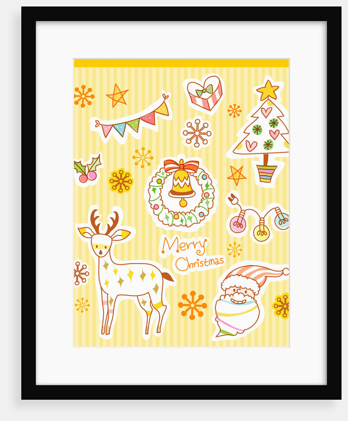 Illustration icons related to Christmas by Anonymous