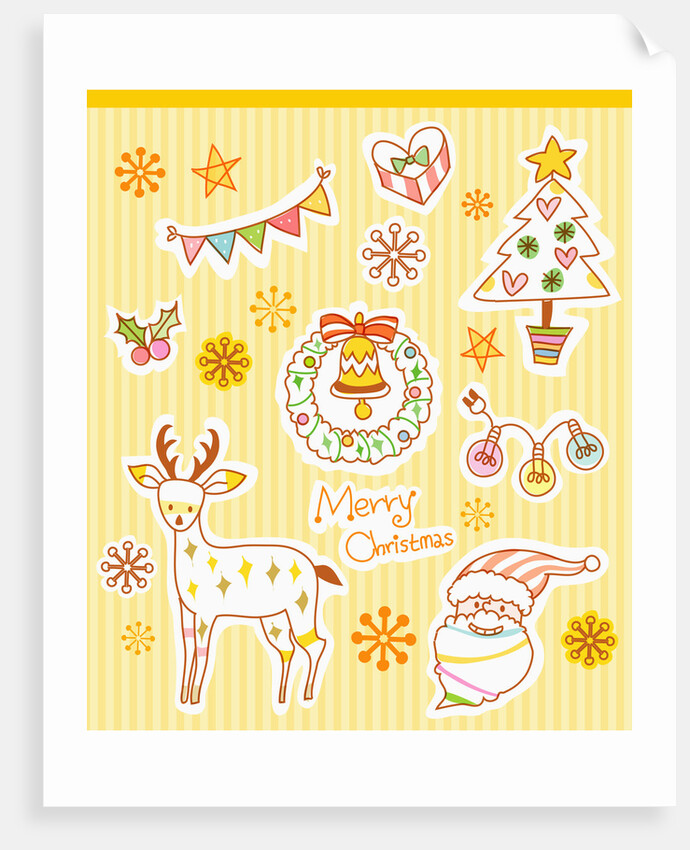 Illustration icons related to Christmas by Anonymous