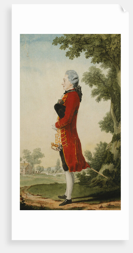 The Baron de Talleyrand, in a Landscape by Louis de Carmontelle