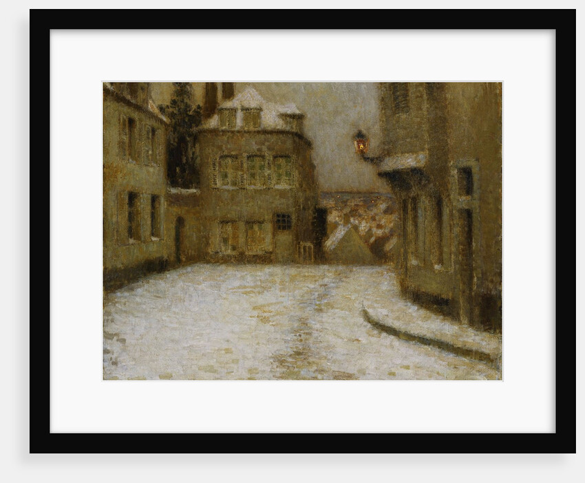 Snow, Montmartre by Henri Le Sidaner