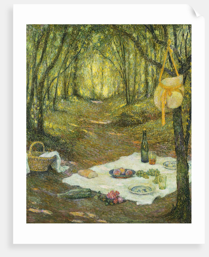 Le Gouter sous Bois, Gerberoy by Henri Le Sidaner