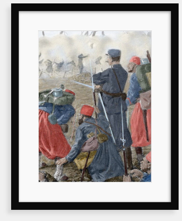 World War I (1914-1918). Use of choking smoke in the attacks on French and British troops by Anonymous
