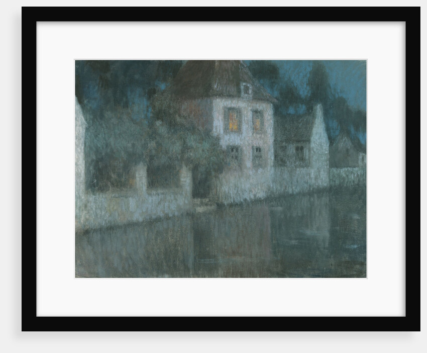 Le Canal at Nemours by Henri Le Sidaner