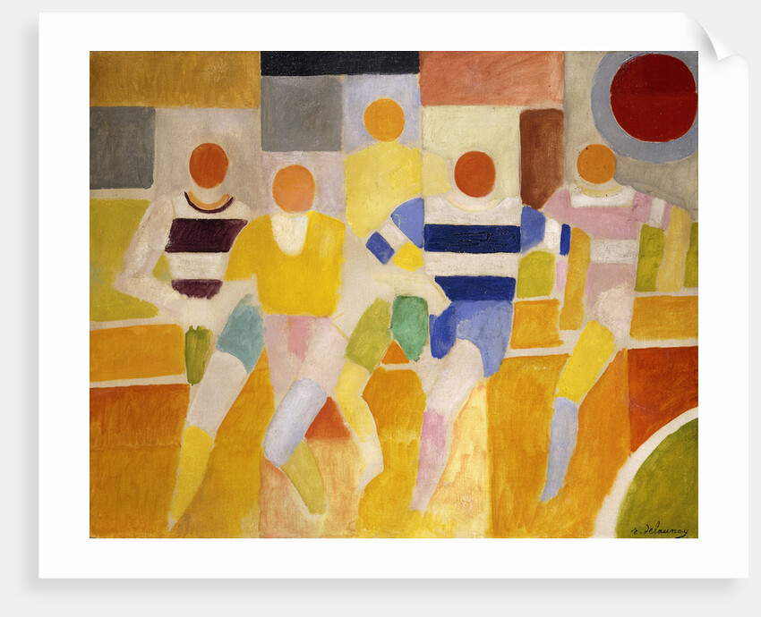 The Runners by Robert Delaunay