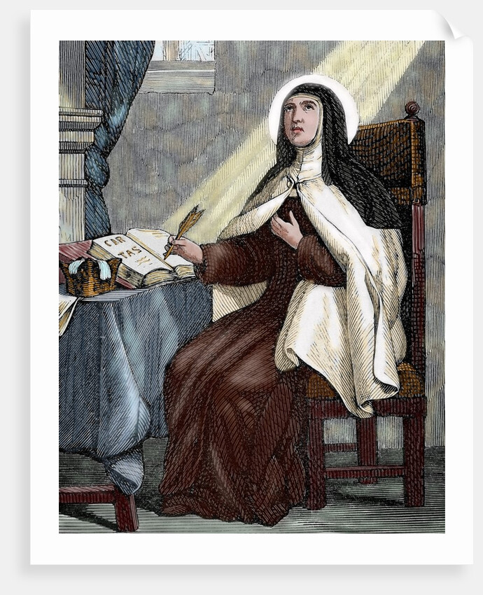 Teresa of Avila (1515-1582). Religious reformer of the Carmelite Order by Anonymous