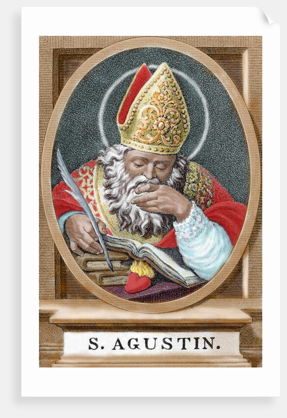 St. Augustine (354-430) by Anonymous
