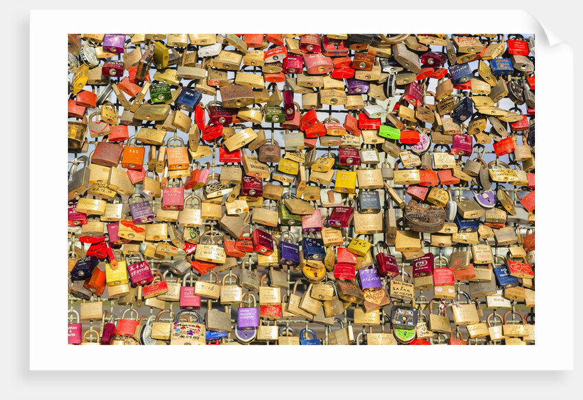 Love padlocks by Anonymous