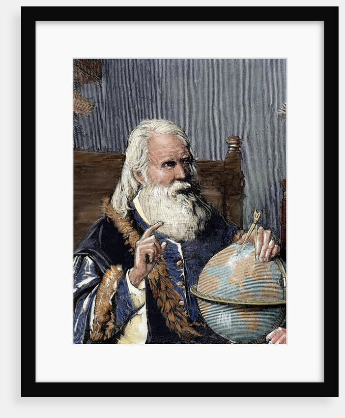 Galileo Galilei (1564-1642). Physicist, Italian mathematician and astronomer. Galileo demonstrating by Anonymous