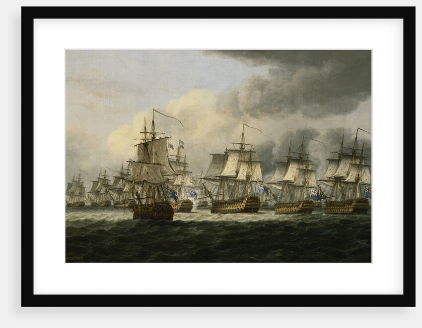 The Battle of Doggerbank, 5 August 1781 by Thomas Luny