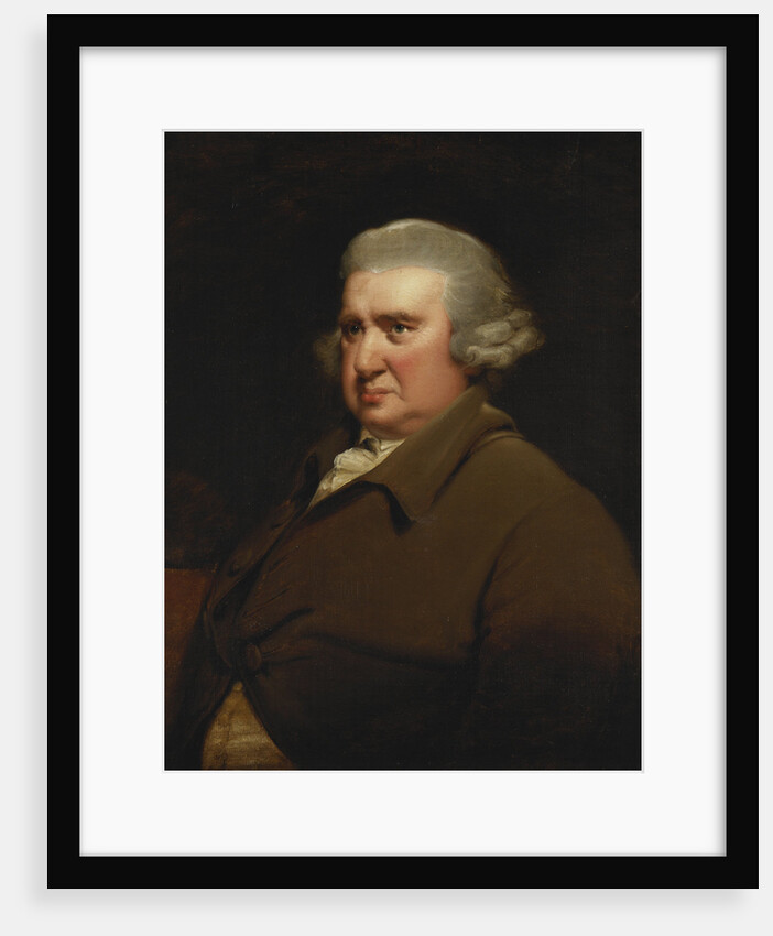 Portrait of Erasmus Darwin, half length, in a Buff Coat and White Shirt by Joseph Wright of Derby