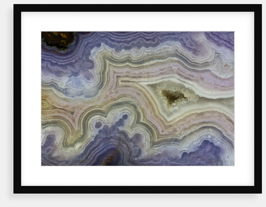 Close-up Royal Aztec Lace Agate by Anonymous