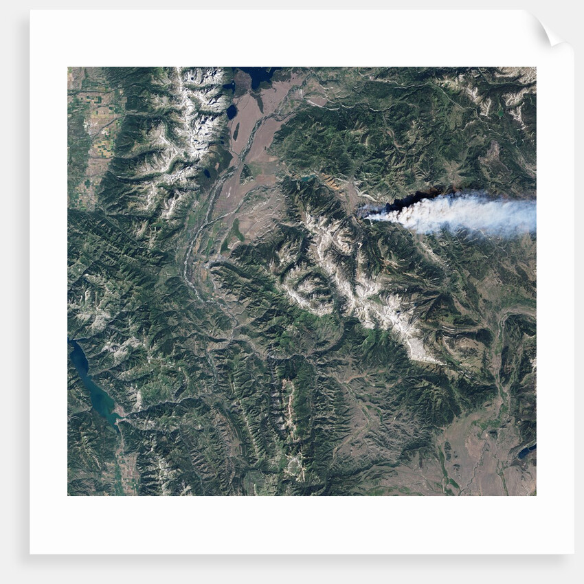 Red Rock Fire, Wyoming by Anonymous