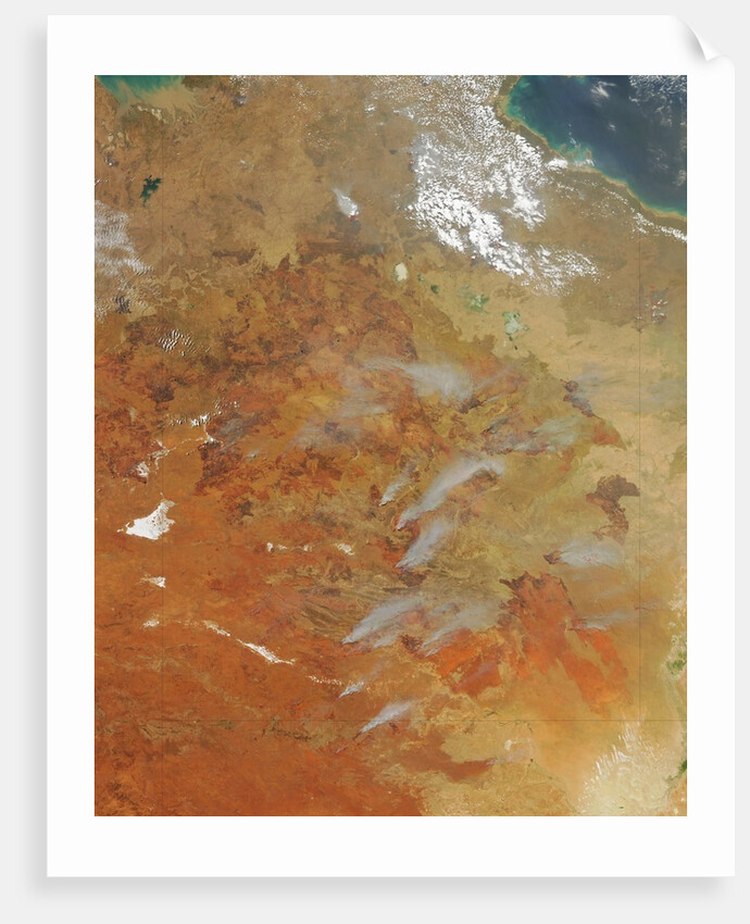 Fires in Northern Territory, Australia by Anonymous