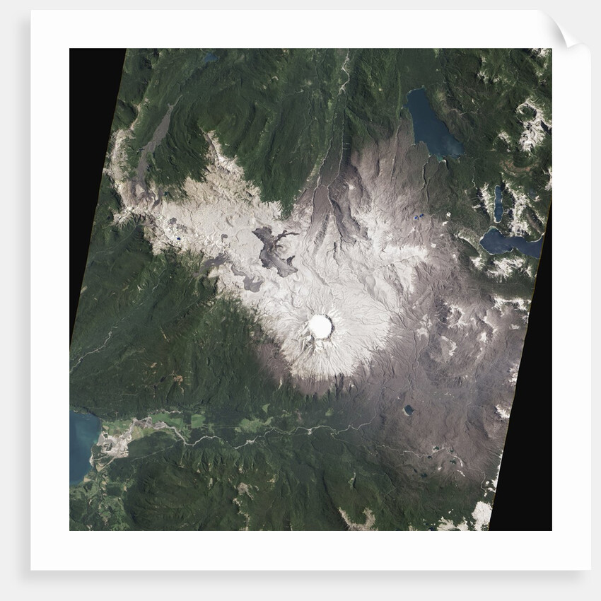 Puyehue-CordÃ³n Caulle Volcano with recent obsidian lava flow by Anonymous
