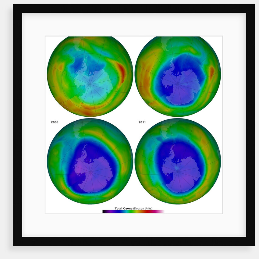 The Antarctic Ozone Hole from 1979 to 2011 by Anonymous