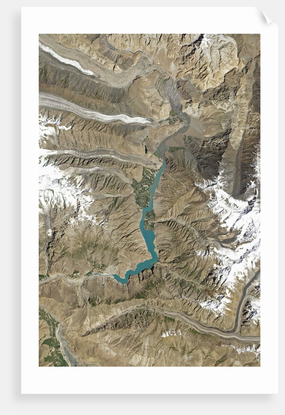 Hunza Valley Landslide Lake, Pakistan by Anonymous