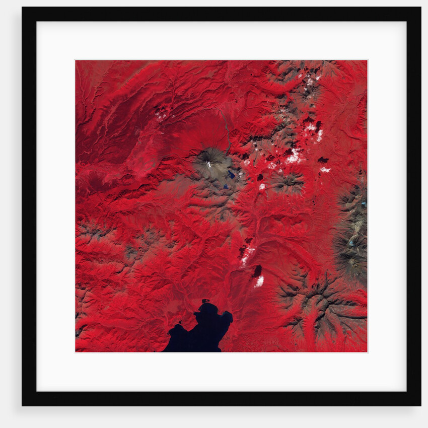 Lava Flow on Kizimen Volcano by Anonymous