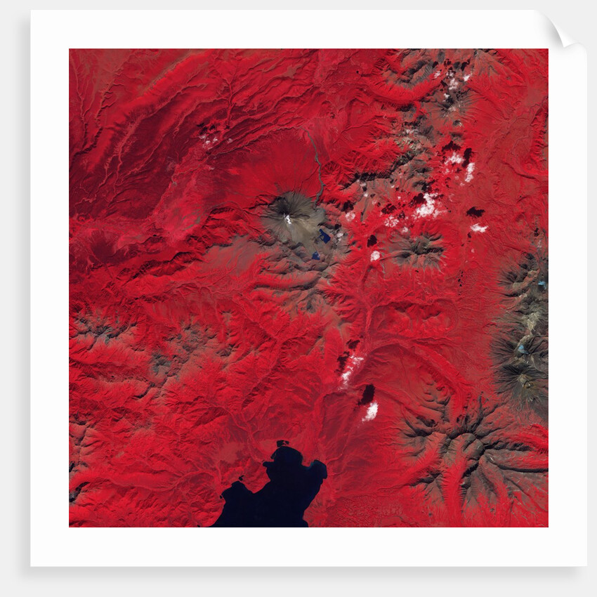 Lava Flow on Kizimen Volcano by Anonymous