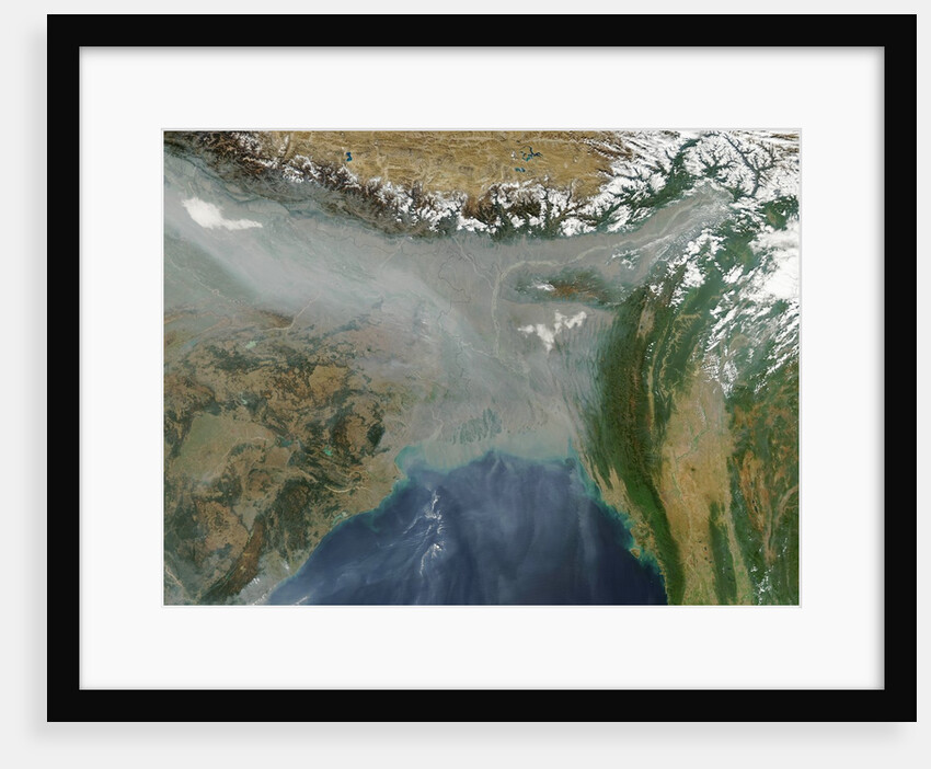 Haze and smog over Bangladesh and Northern India by Anonymous