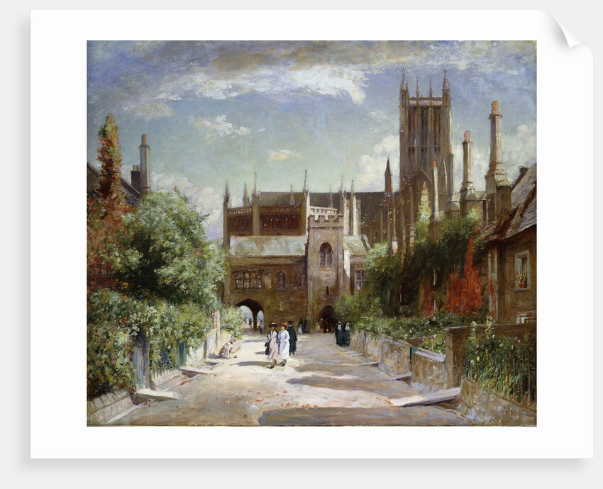 The Vicars' Close, Wells Cathedral by Sir David Murray