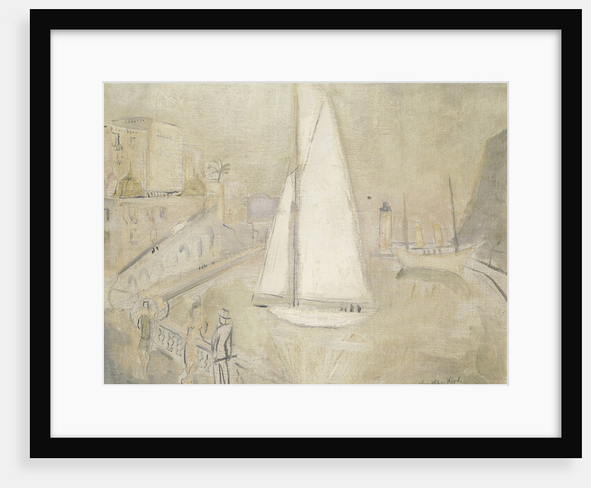 The White Yacht in Monte Carlo by Christopher Wood